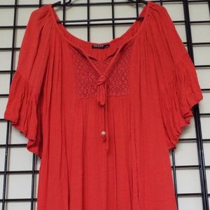 Alloy Blood Orange Dress/Coverup XL